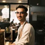 barista smiling at camera