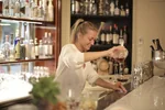 bartender mixing drinks