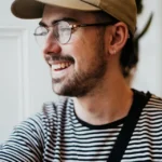 man smiling