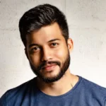 man smiling in camera